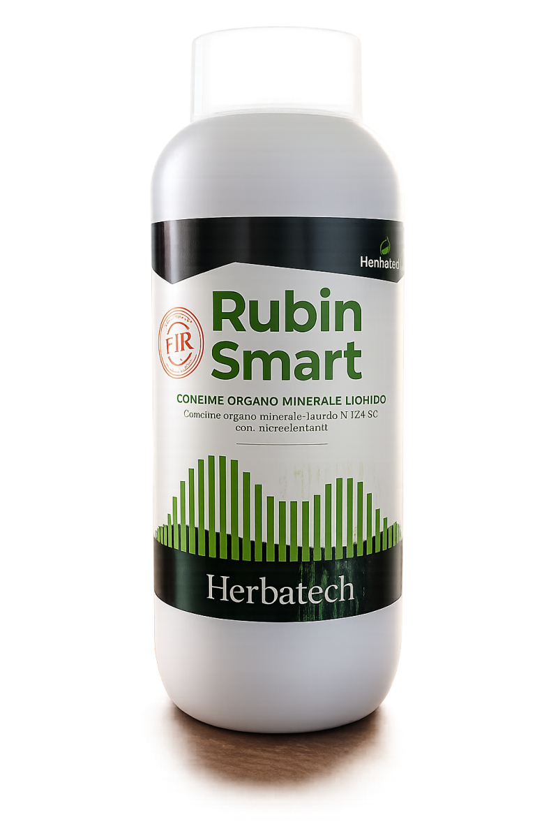 Rubin Smart Herbatech | Concime Organo Minerale Liquido per Prato con Microelementi