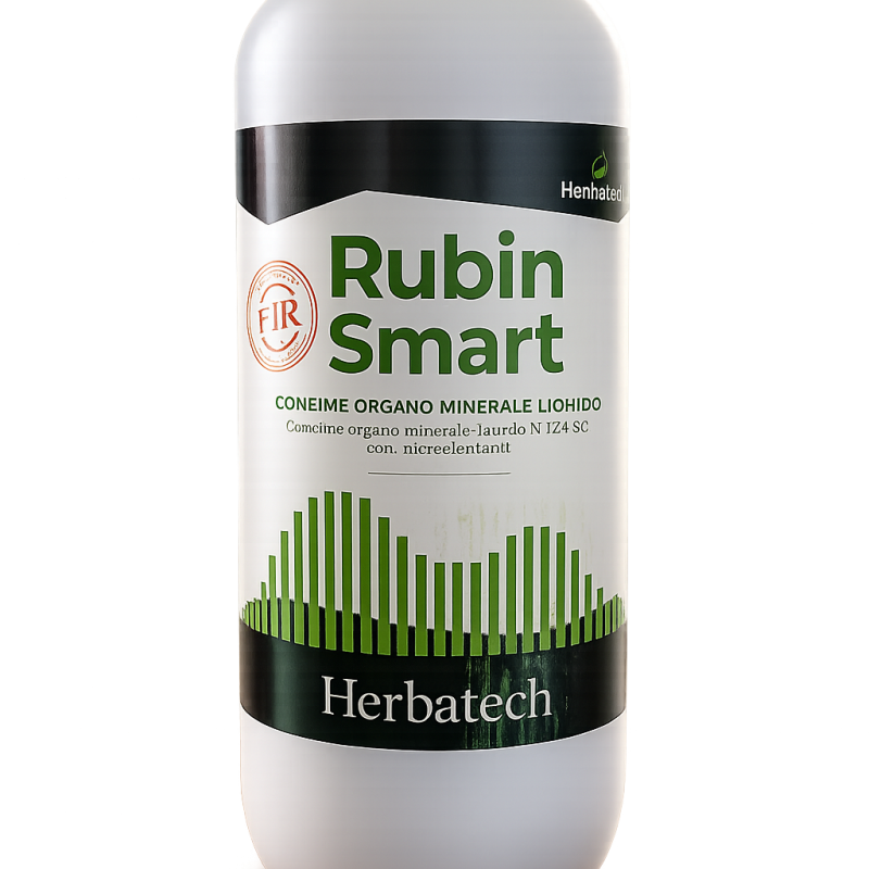 Rubin Smart Herbatech | Concime Organo Minerale Liquido per Prato con Microelementi