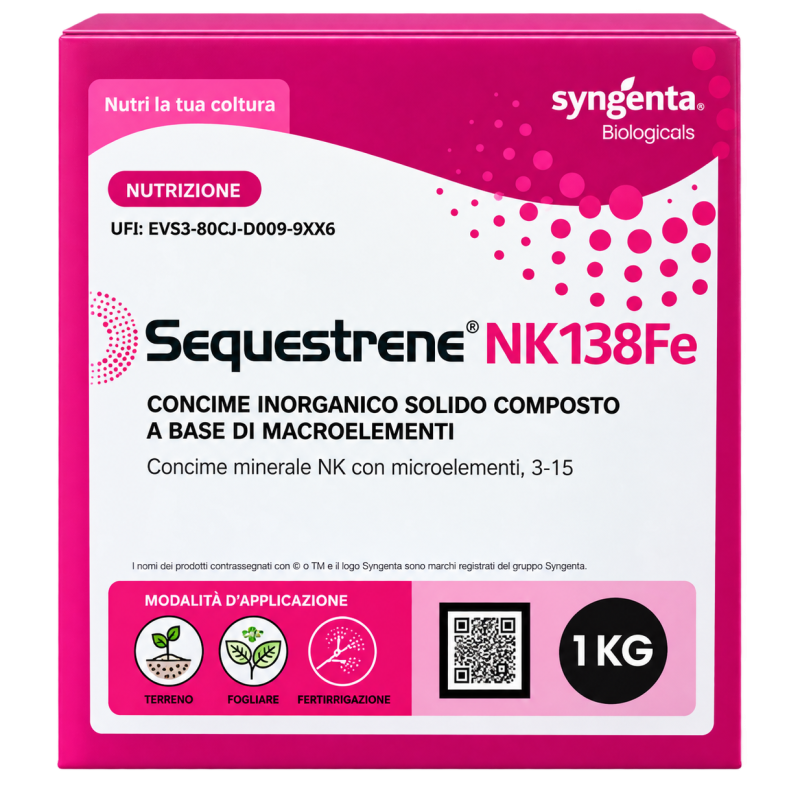 SEQUESTRENE NK 138 FE Chelato di ferro da 1Kg