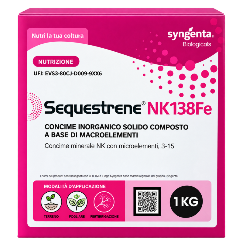 SEQUESTRENE NK 138 FE Chelato di ferro da 1Kg