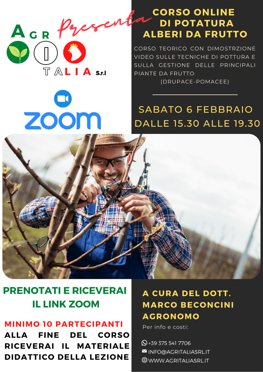 Corso di Potatura Online - Alberi da Frutto