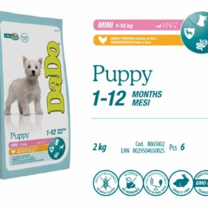 Dado - Puppy Mini Pollo e Riso da 2kg