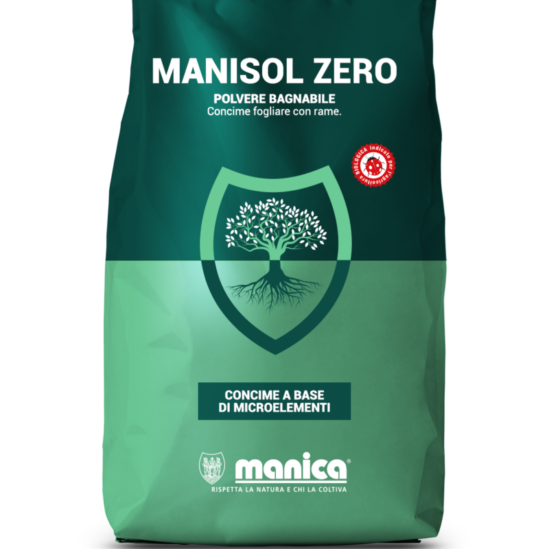 MANISOL Zero - CONCIME FOGLIARE BIOLOGICO CONTRO MOSCA DELL'OLIVO