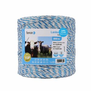 POLIFILO per recinto elettrico - diametro 3 mm lunghezza 800 m