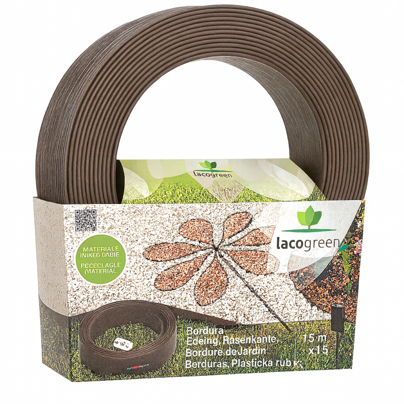 Kit Bordura in Polietilene LacoGreen 15 Metri