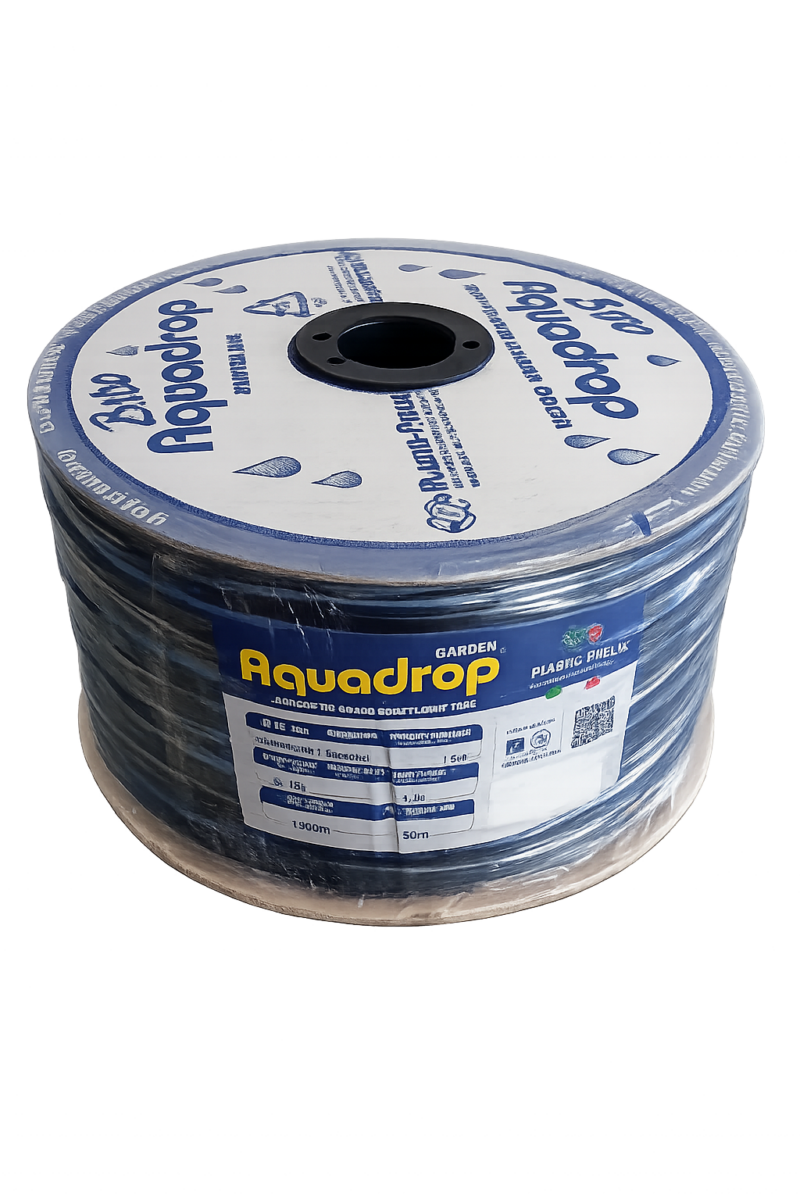 Manichetta Gocciolante Aquadrop 250 m Ø16 mm – Irrigazione a Goccia Professionale per Orto e Giardino