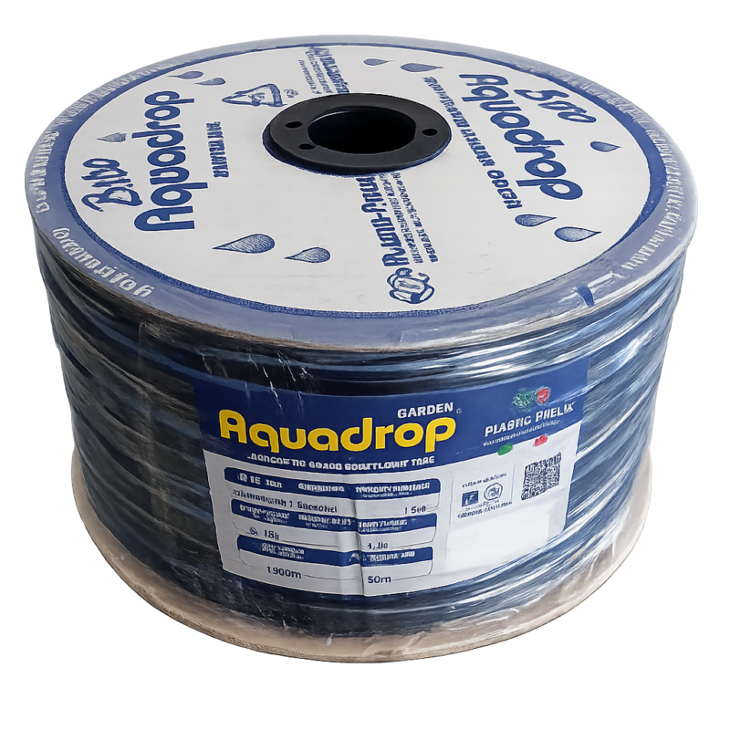 Manichetta Gocciolante Aquadrop 250 m Ø16 mm – Irrigazione a Goccia Professionale per Orto e Giardino