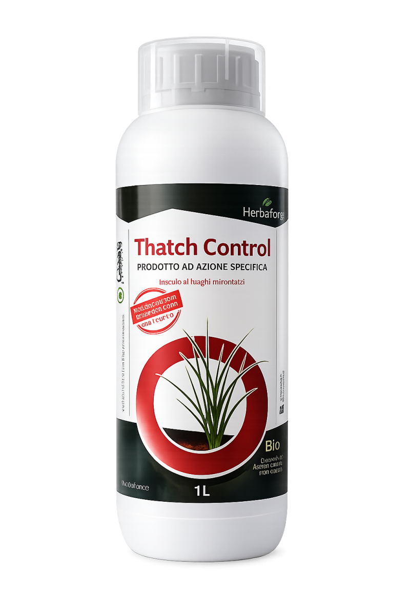 Thatch Control HerbaForce 1 L – Inoculo di Funghi Micorrizici per la Degradazione del Feltro del Tappeto Erboso