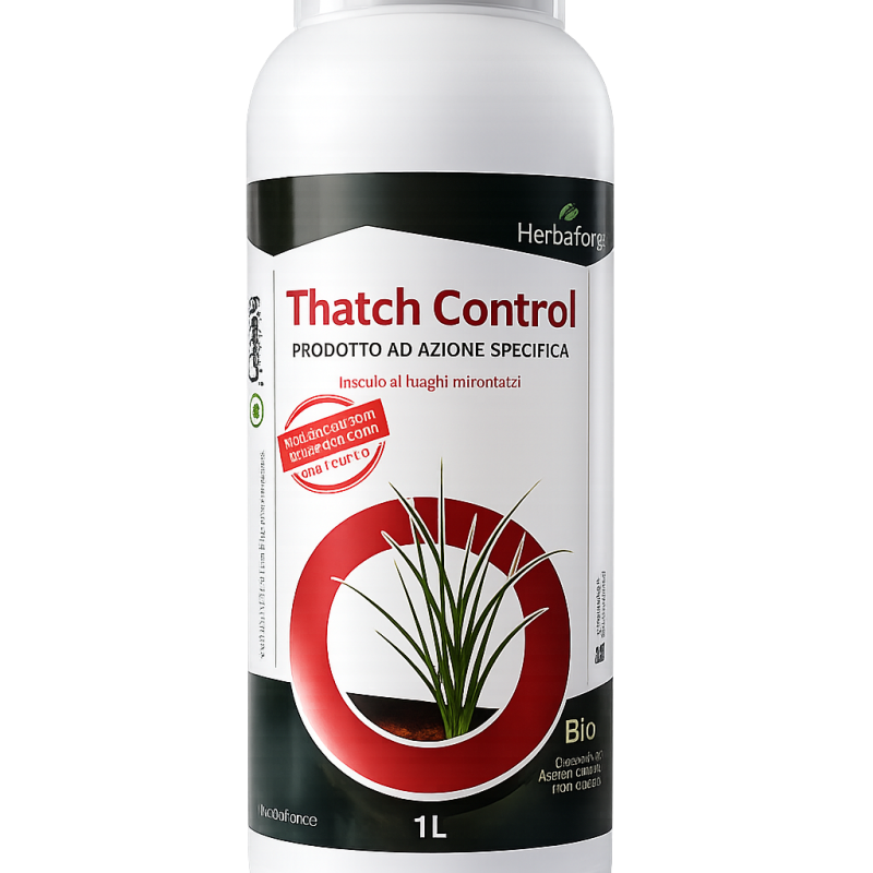 Thatch Control HerbaForce 1 L – Inoculo di Funghi Micorrizici per la Degradazione del Feltro del Tappeto Erboso