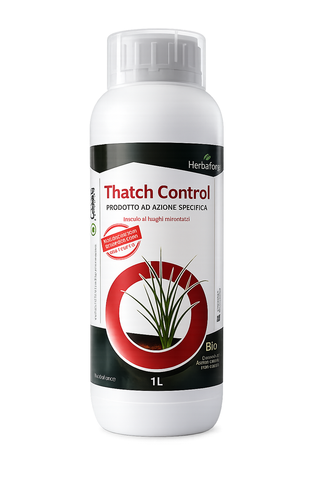 Thatch Control HerbaForce 1 L – Inoculo di Funghi Micorrizici per la Degradazione del Feltro del Tappeto Erboso