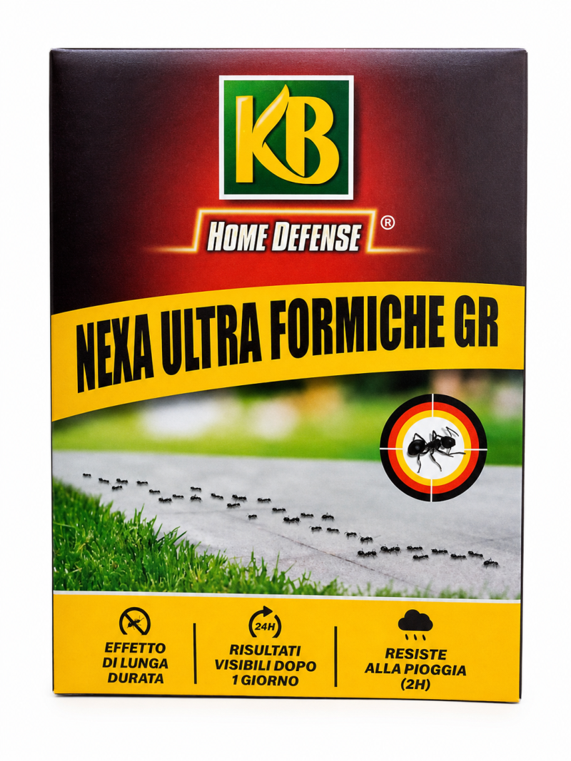 KB NEXA Ultra Formiche Home Defense GR – Insetticida Granulare Solubile Contro Formiche e Formicai